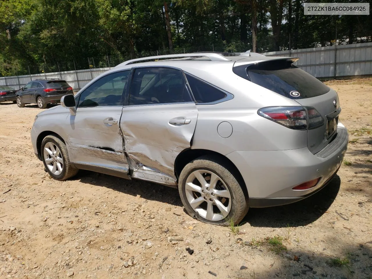 2012 Lexus Rx 350 VIN: 2T2ZK1BA6CC084926 Lot: 67310024