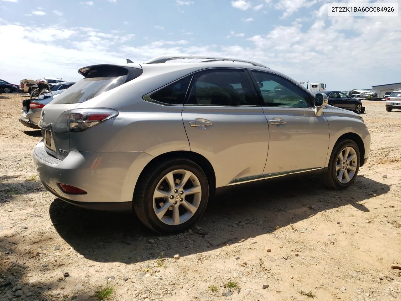 2012 Lexus Rx 350 VIN: 2T2ZK1BA6CC084926 Lot: 67310024