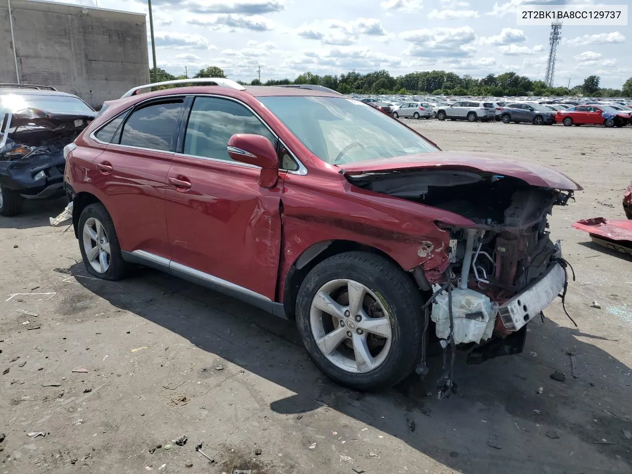 2T2BK1BA8CC129737 2012 Lexus Rx 350