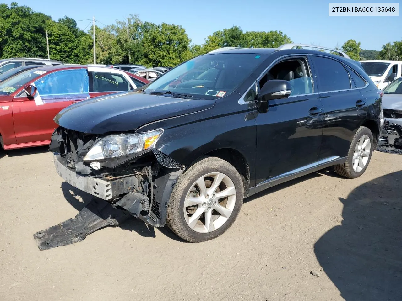 2012 Lexus Rx 350 VIN: 2T2BK1BA6CC135648 Lot: 68477504