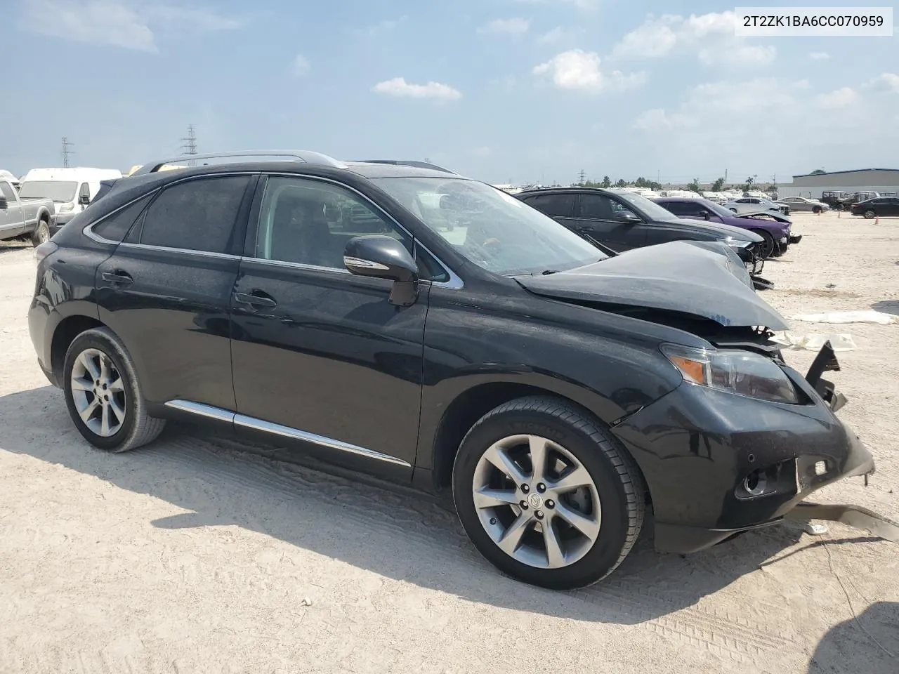 2012 Lexus Rx 350 VIN: 2T2ZK1BA6CC070959 Lot: 68497024