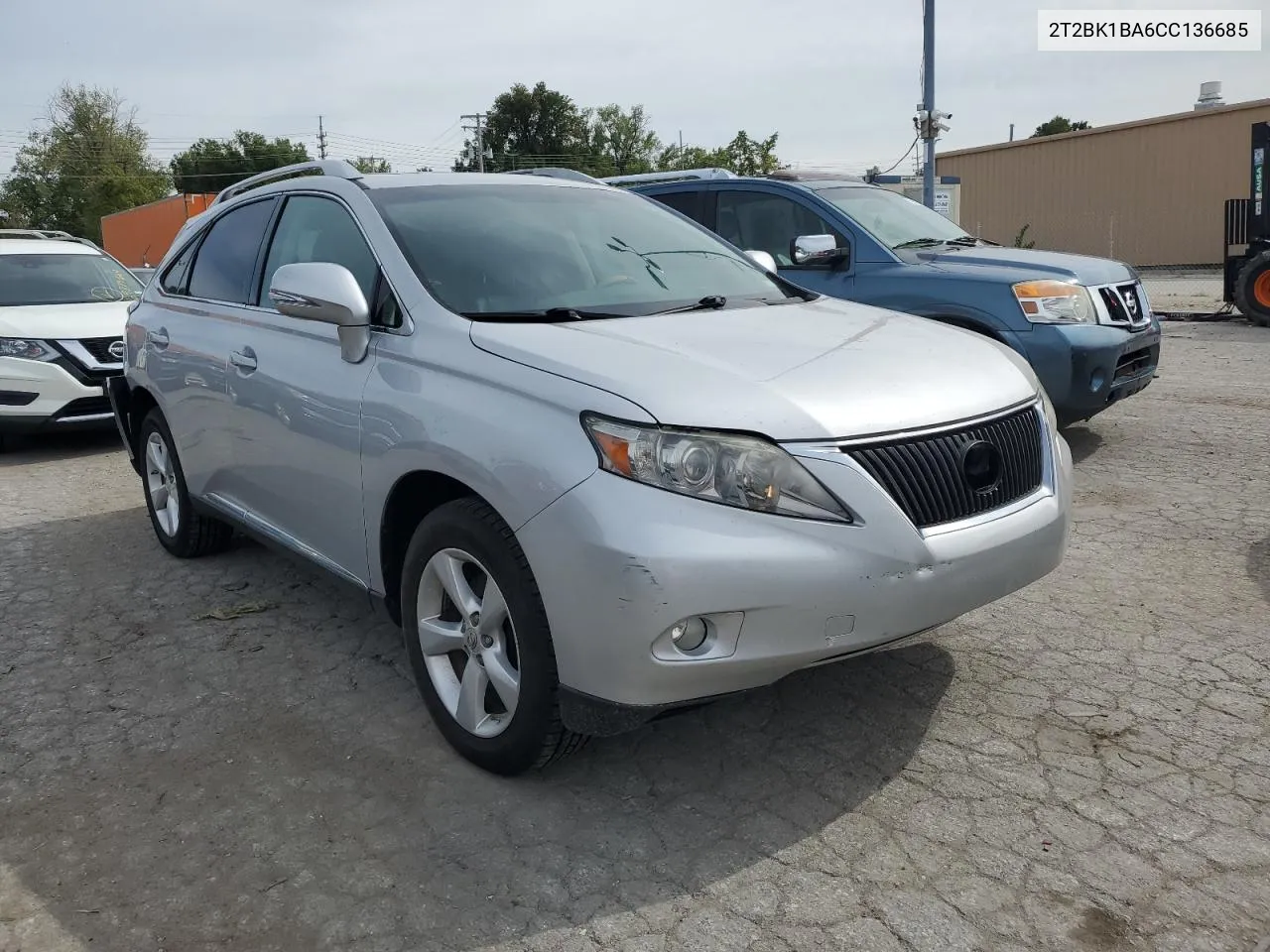 2012 Lexus Rx 350 VIN: 2T2BK1BA6CC136685 Lot: 69676514