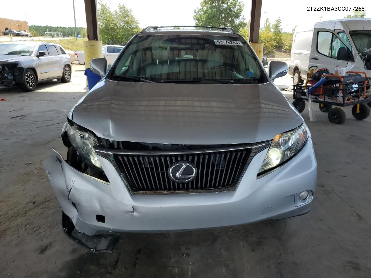 2012 Lexus Rx 350 VIN: 2T2ZK1BA3CC077268 Lot: 69776284