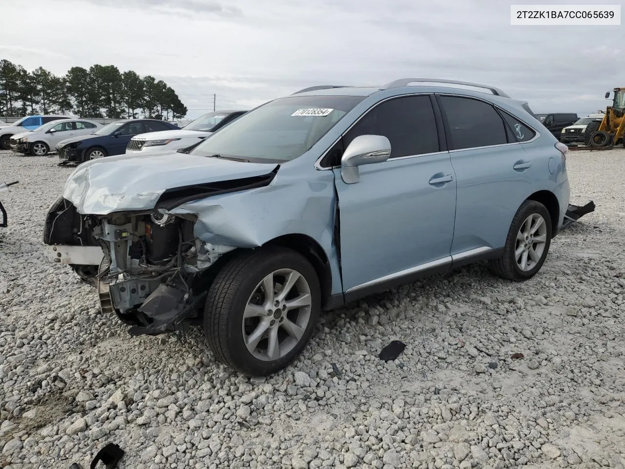 2012 Lexus Rx 350 VIN: 2T2ZK1BA7CC065639 Lot: 70128354