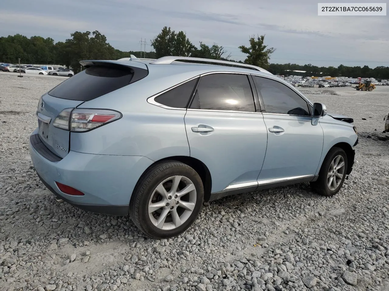 2012 Lexus Rx 350 VIN: 2T2ZK1BA7CC065639 Lot: 70128354