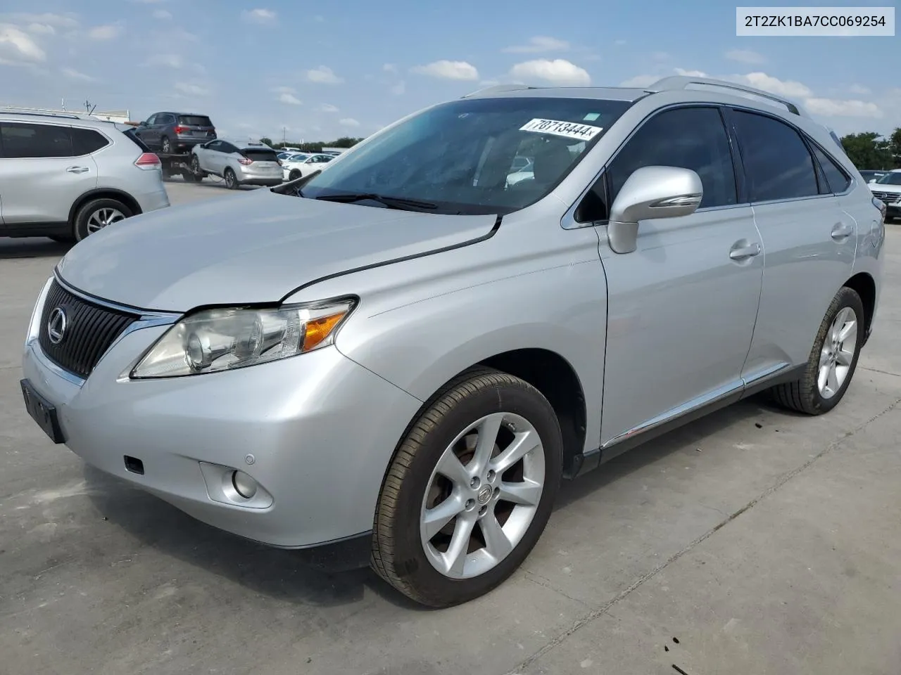 2012 Lexus Rx 350 VIN: 2T2ZK1BA7CC069254 Lot: 70713444