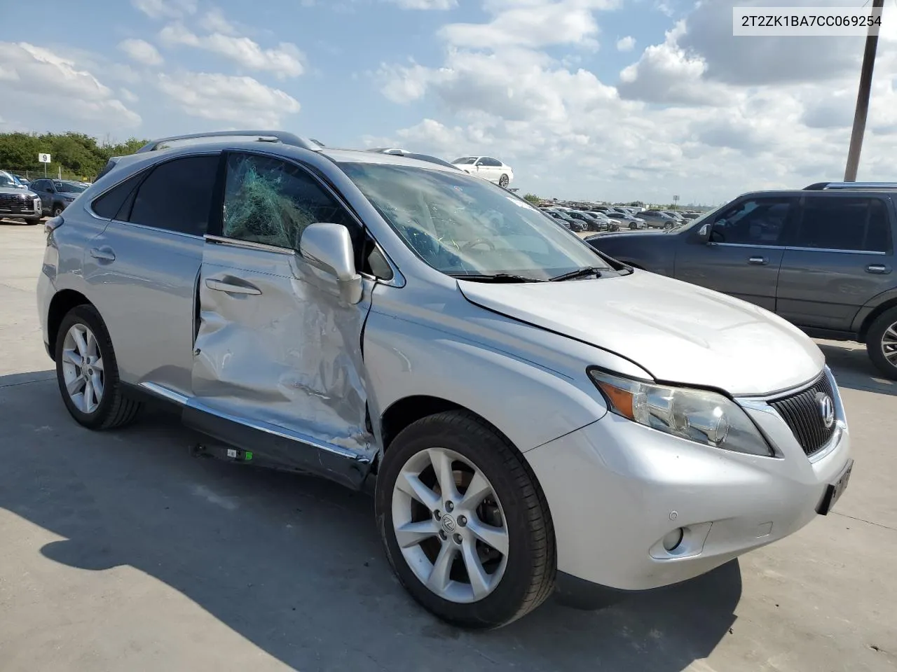 2012 Lexus Rx 350 VIN: 2T2ZK1BA7CC069254 Lot: 70713444