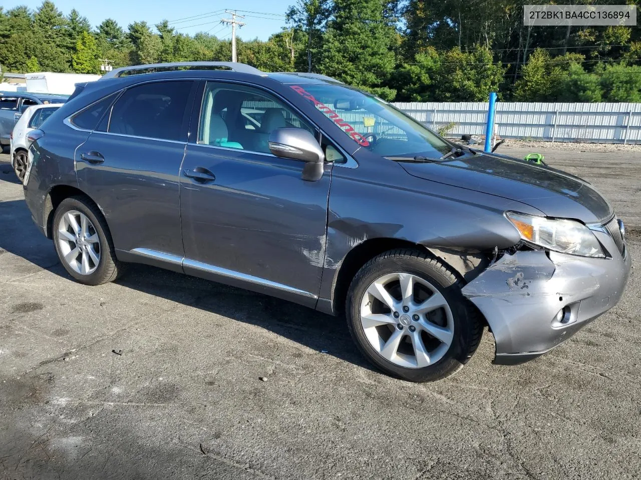 2T2BK1BA4CC136894 2012 Lexus Rx 350