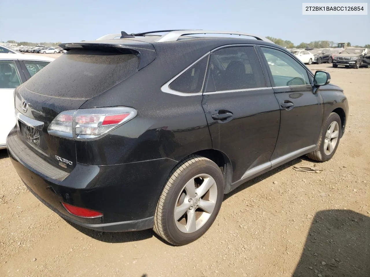 2012 Lexus Rx 350 VIN: 2T2BK1BA8CC126854 Lot: 70978604