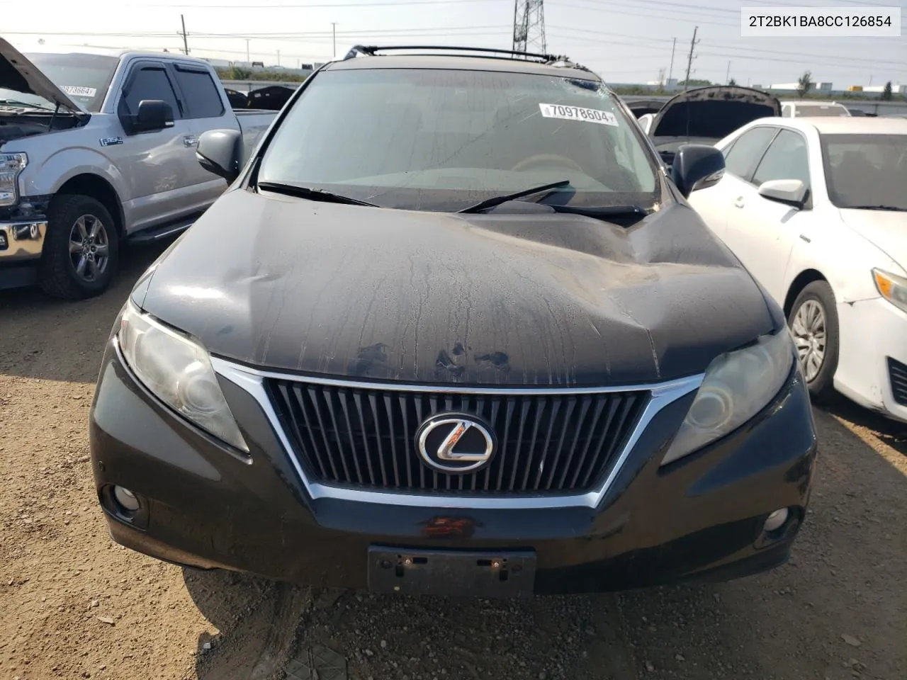 2012 Lexus Rx 350 VIN: 2T2BK1BA8CC126854 Lot: 70978604