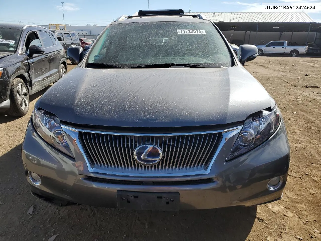 JTJBC1BA6C2424624 2012 Lexus Rx 450H