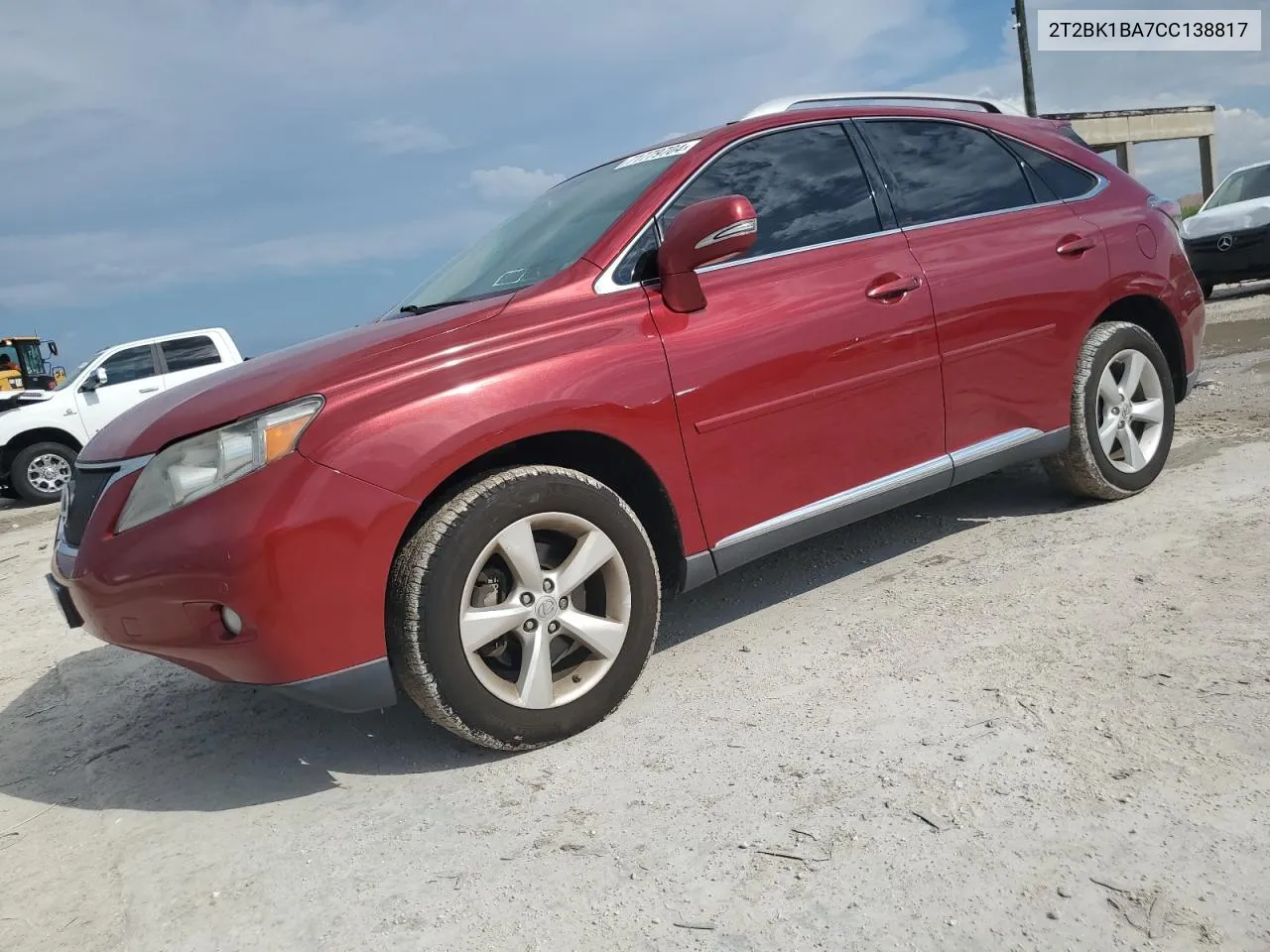 2T2BK1BA7CC138817 2012 Lexus Rx 350