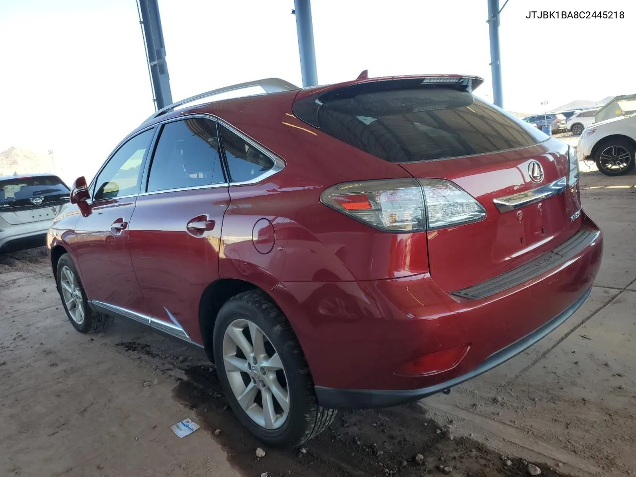 2012 Lexus Rx 350 VIN: JTJBK1BA8C2445218 Lot: 72092804