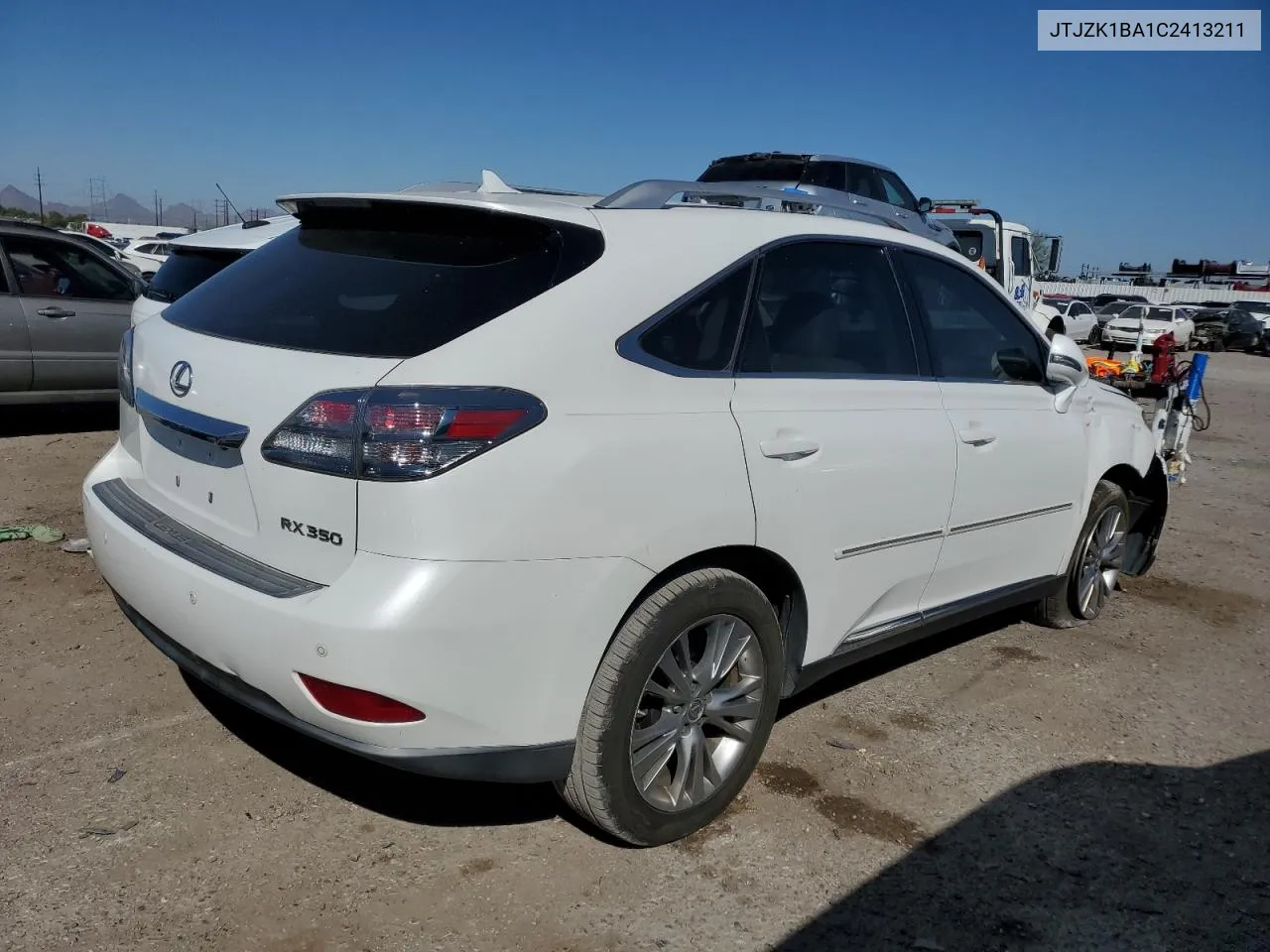 2012 Lexus Rx 350 VIN: JTJZK1BA1C2413211 Lot: 72338414