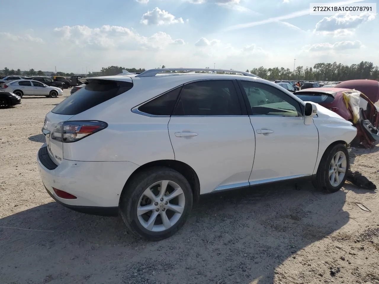 2T2ZK1BA1CC078791 2012 Lexus Rx 350