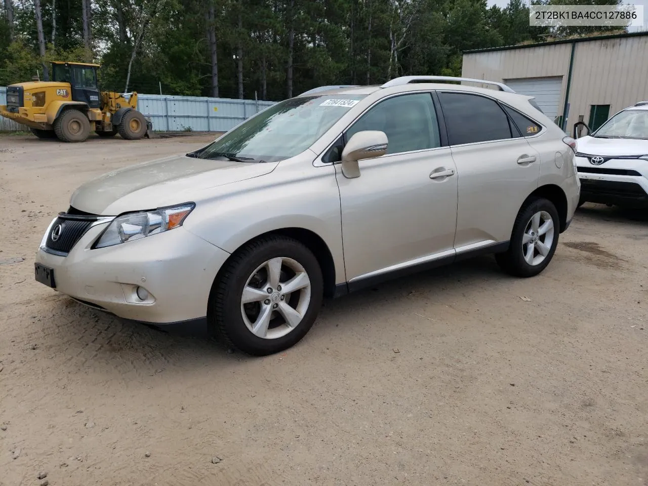 2012 Lexus Rx 350 VIN: 2T2BK1BA4CC127886 Lot: 72841524