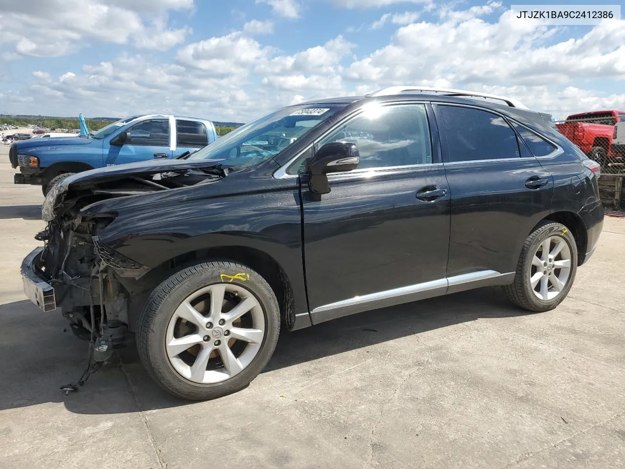 2012 Lexus Rx 350 VIN: JTJZK1BA9C2412386 Lot: 73040374