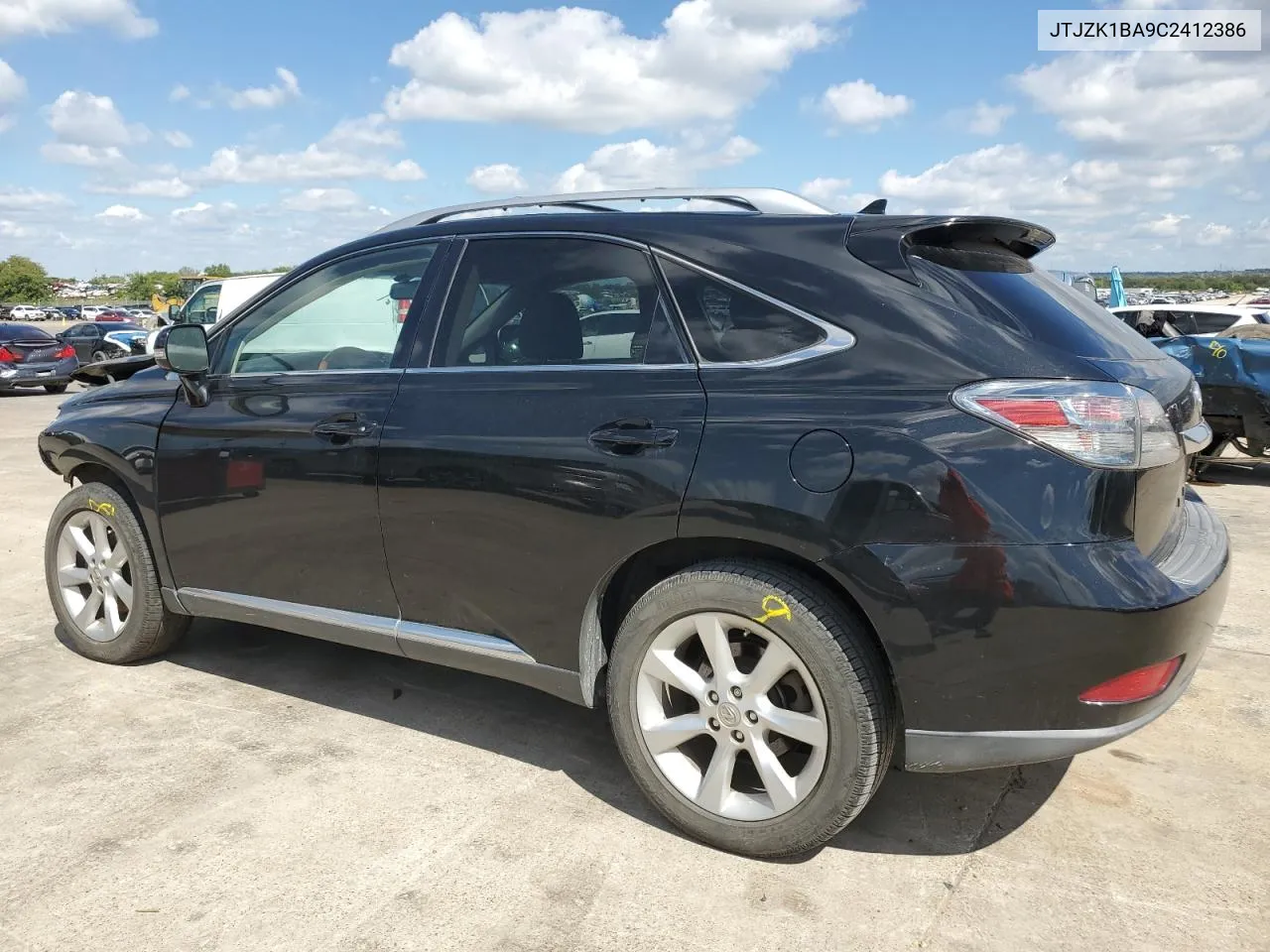 2012 Lexus Rx 350 VIN: JTJZK1BA9C2412386 Lot: 73040374