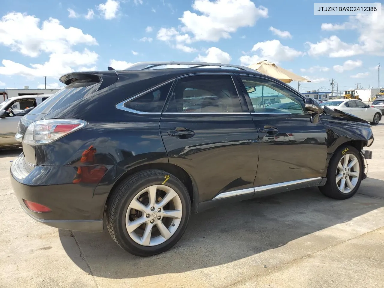 2012 Lexus Rx 350 VIN: JTJZK1BA9C2412386 Lot: 73040374