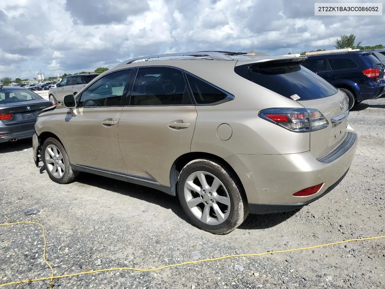 2012 Lexus Rx 350 VIN: 2T2ZK1BA3CC086052 Lot: 73587654