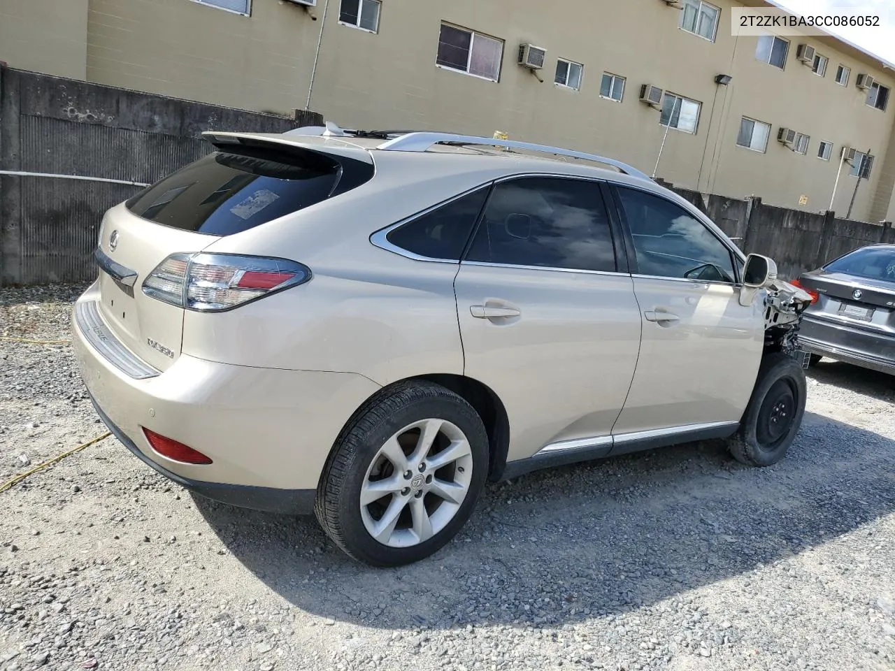 2012 Lexus Rx 350 VIN: 2T2ZK1BA3CC086052 Lot: 73587654