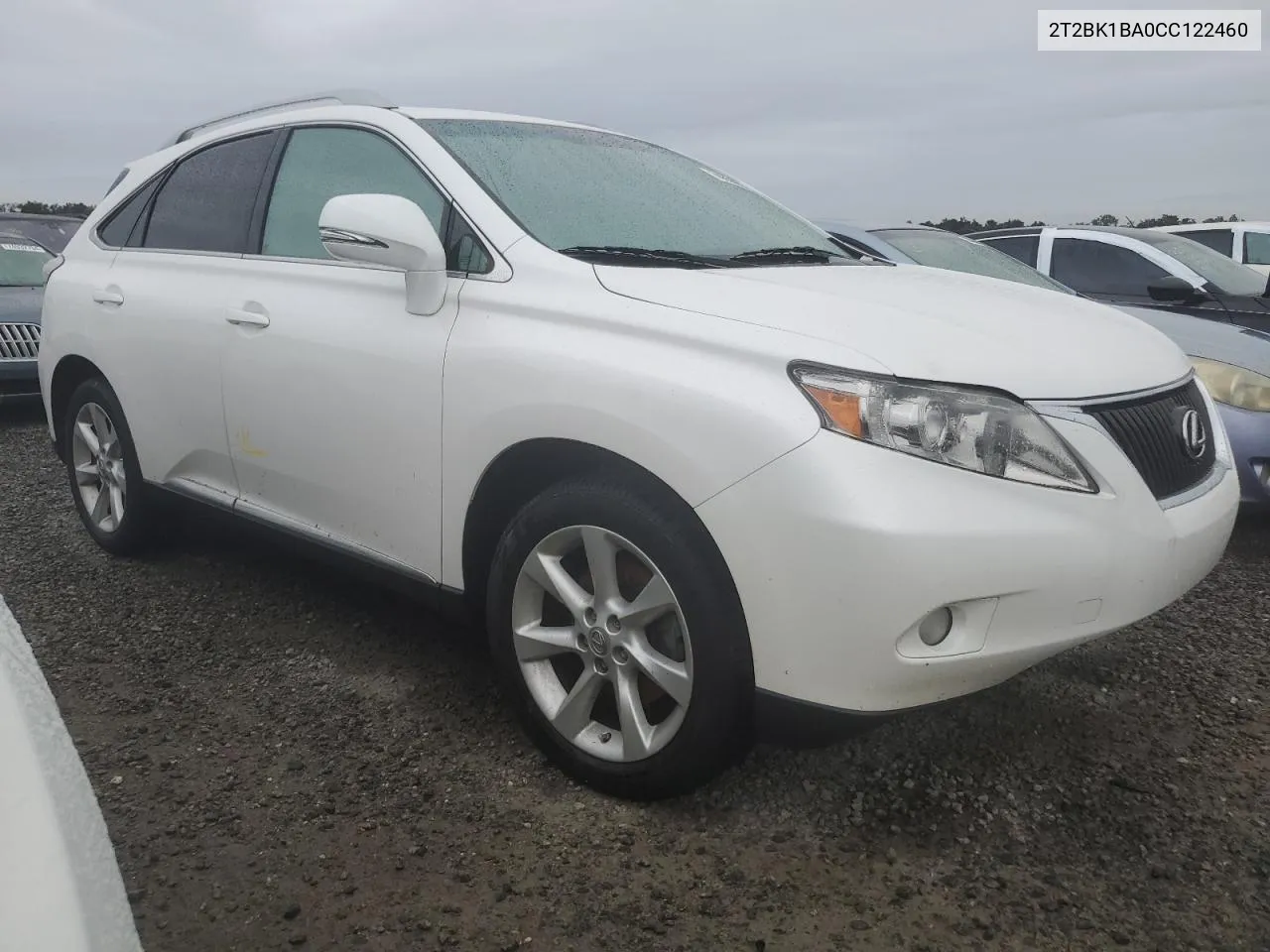 2012 Lexus Rx 350 VIN: 2T2BK1BA0CC122460 Lot: 74014904