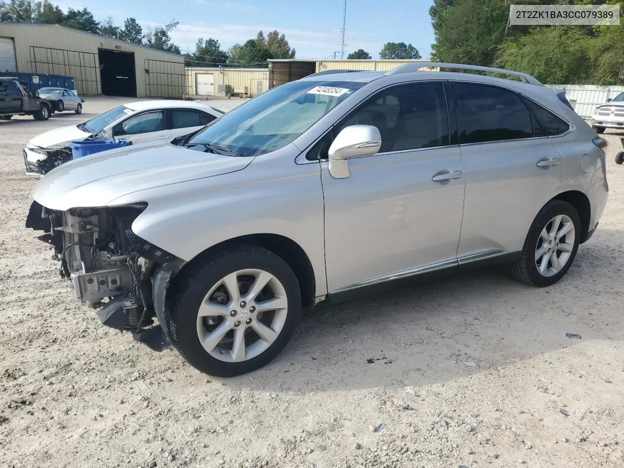 2012 Lexus Rx 350 VIN: 2T2ZK1BA3CC079389 Lot: 74248354