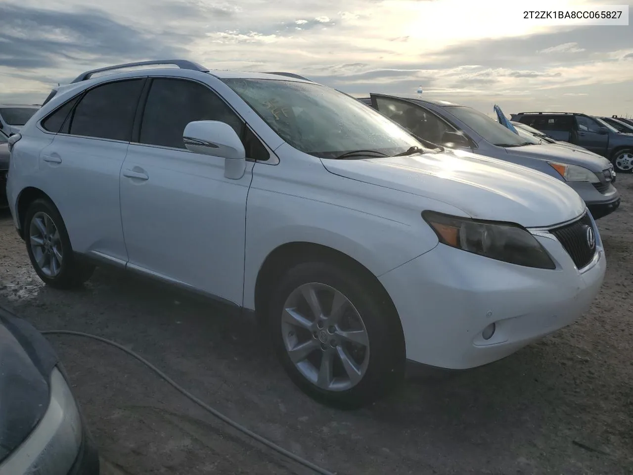 2012 Lexus Rx 350 VIN: 2T2ZK1BA8CC065827 Lot: 74258704