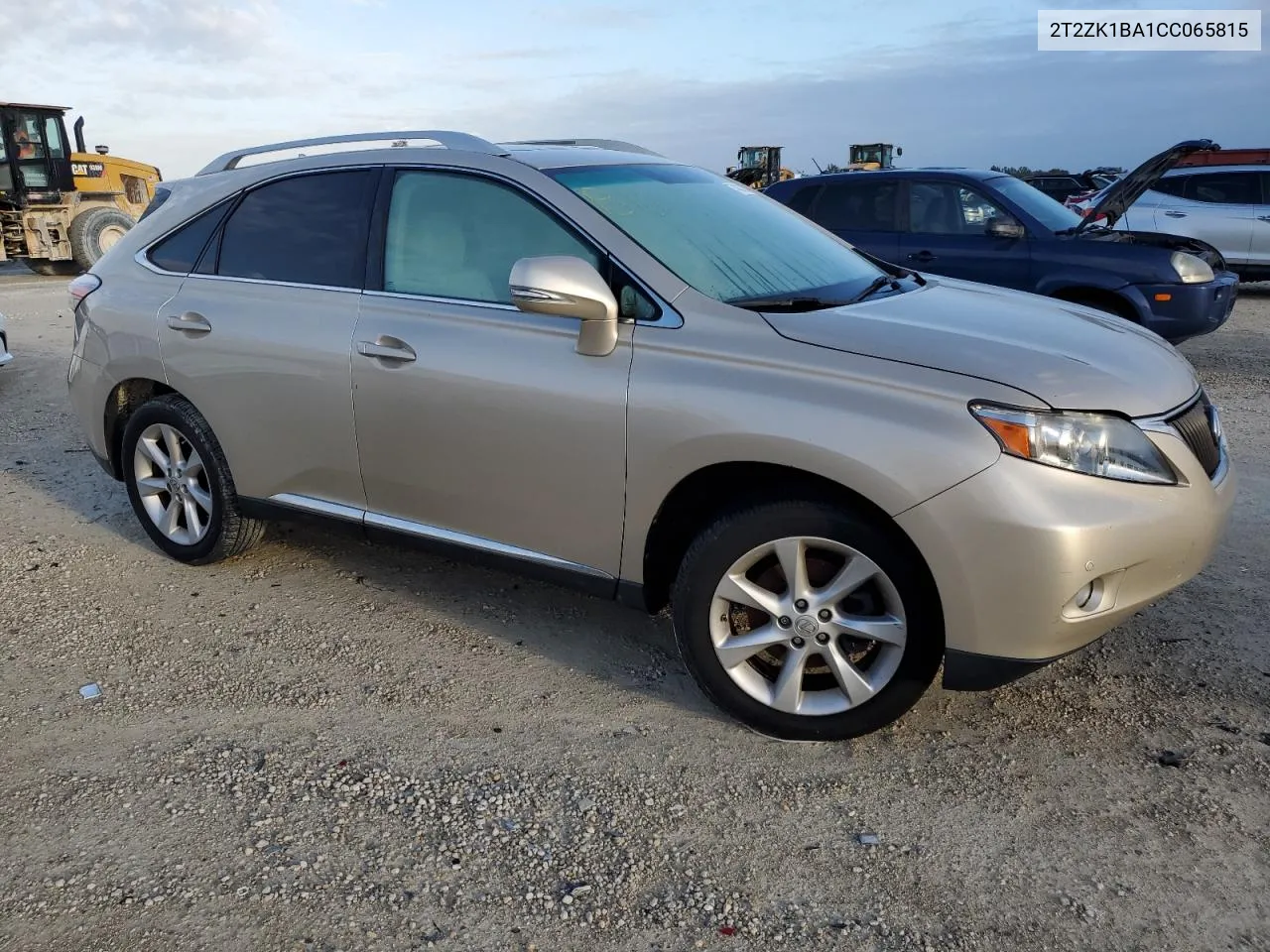 2012 Lexus Rx 350 VIN: 2T2ZK1BA1CC065815 Lot: 74331284