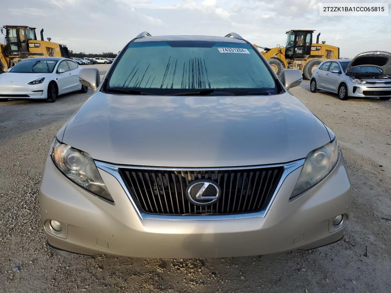 2012 Lexus Rx 350 VIN: 2T2ZK1BA1CC065815 Lot: 74331284