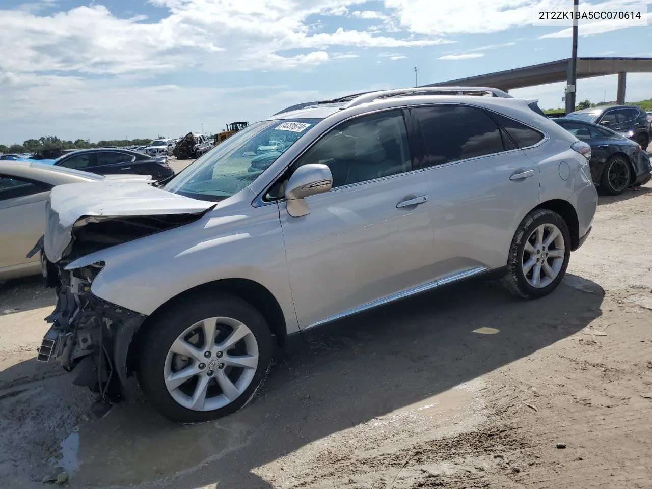 2012 Lexus Rx 350 VIN: 2T2ZK1BA5CC070614 Lot: 74391674