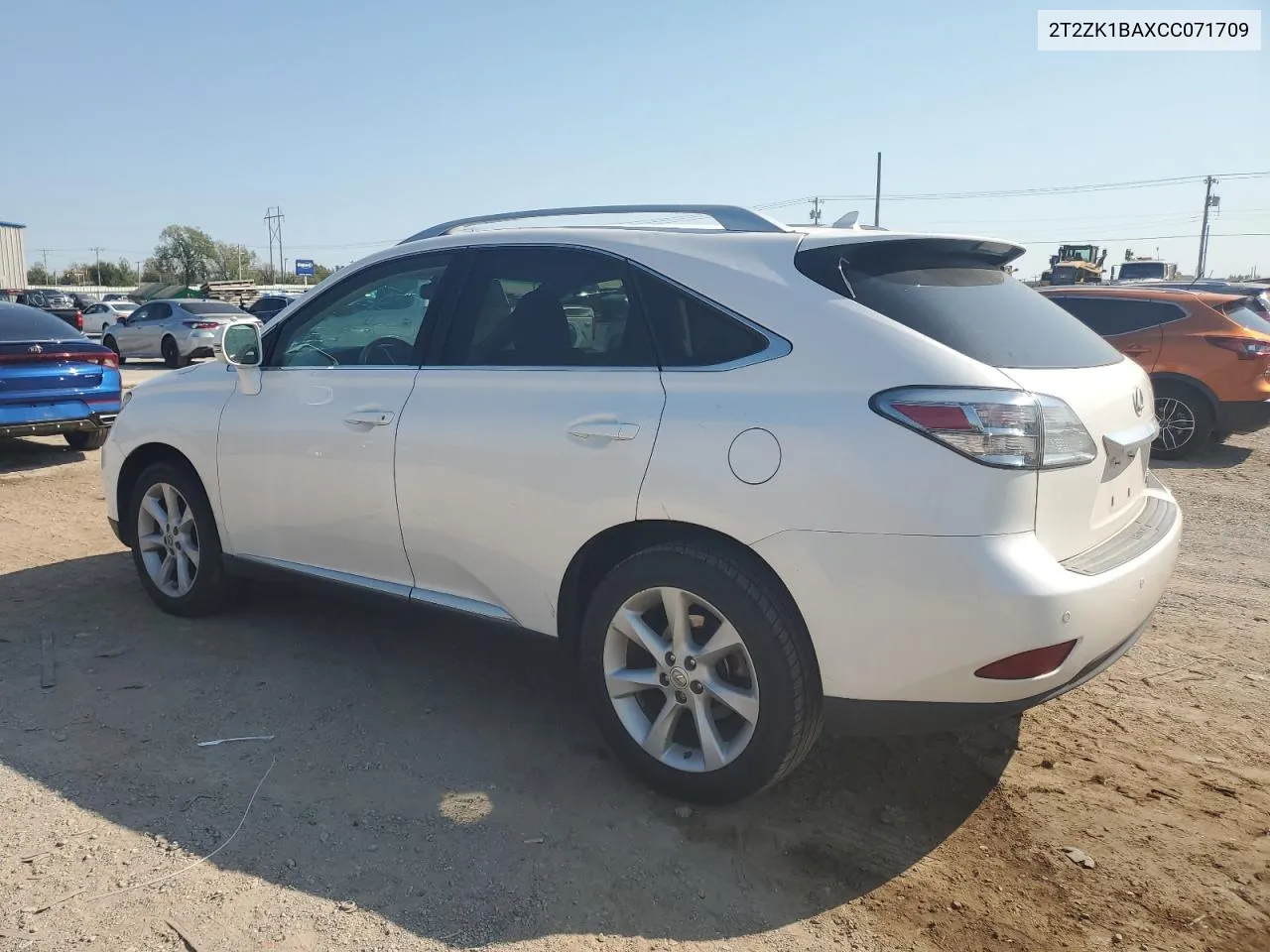 2012 Lexus Rx 350 VIN: 2T2ZK1BAXCC071709 Lot: 74540404