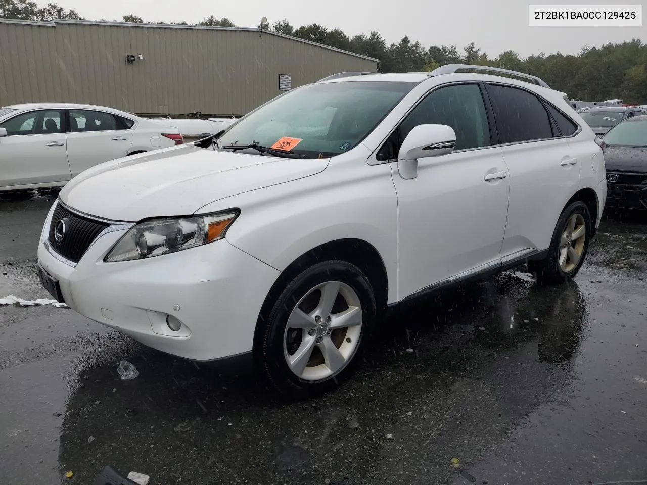 2012 Lexus Rx 350 VIN: 2T2BK1BA0CC129425 Lot: 74606724