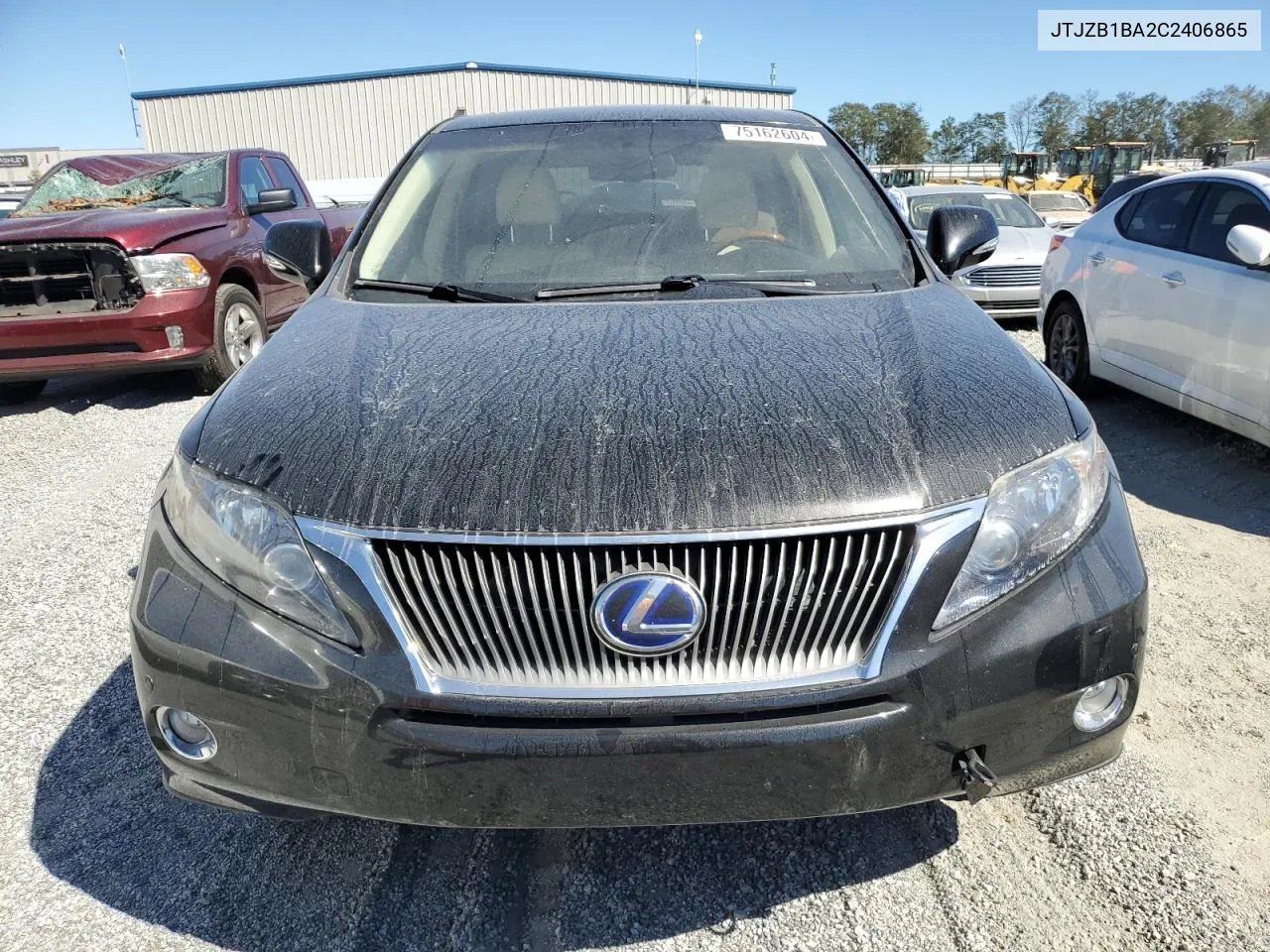 2012 Lexus Rx 450H VIN: JTJZB1BA2C2406865 Lot: 75162604