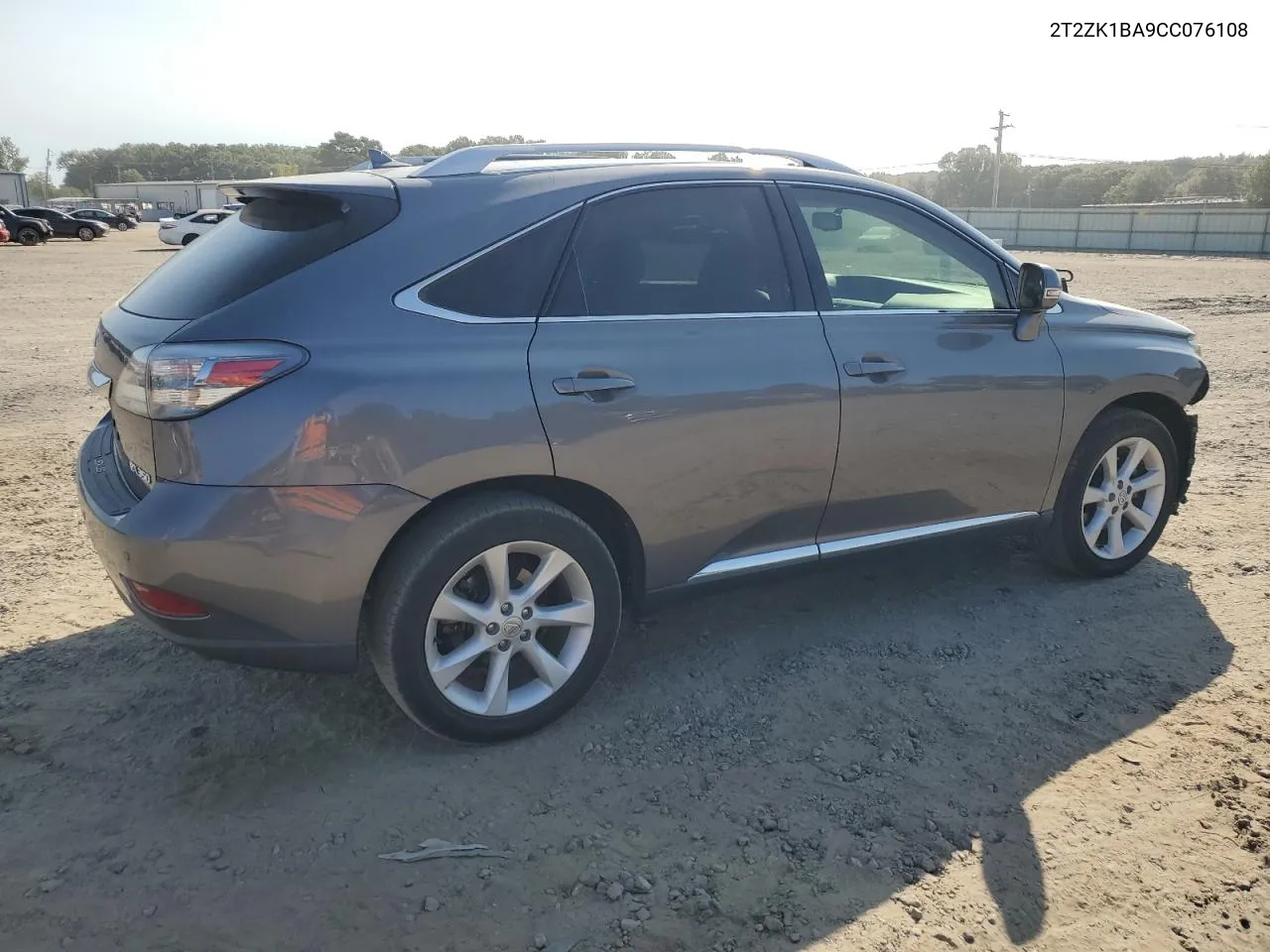 2012 Lexus Rx 350 VIN: 2T2ZK1BA9CC076108 Lot: 75243734