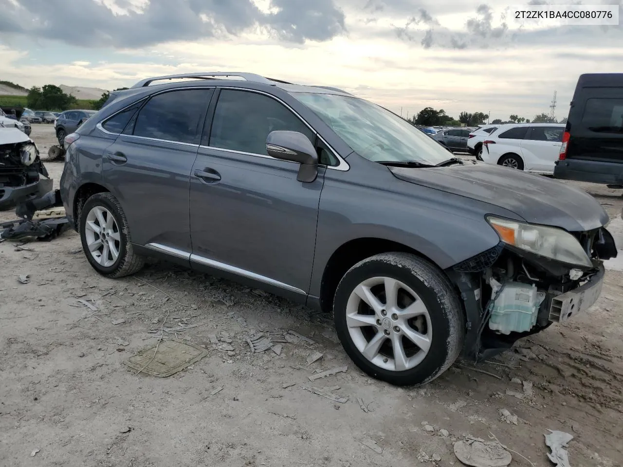 2012 Lexus Rx 350 VIN: 2T2ZK1BA4CC080776 Lot: 75341984