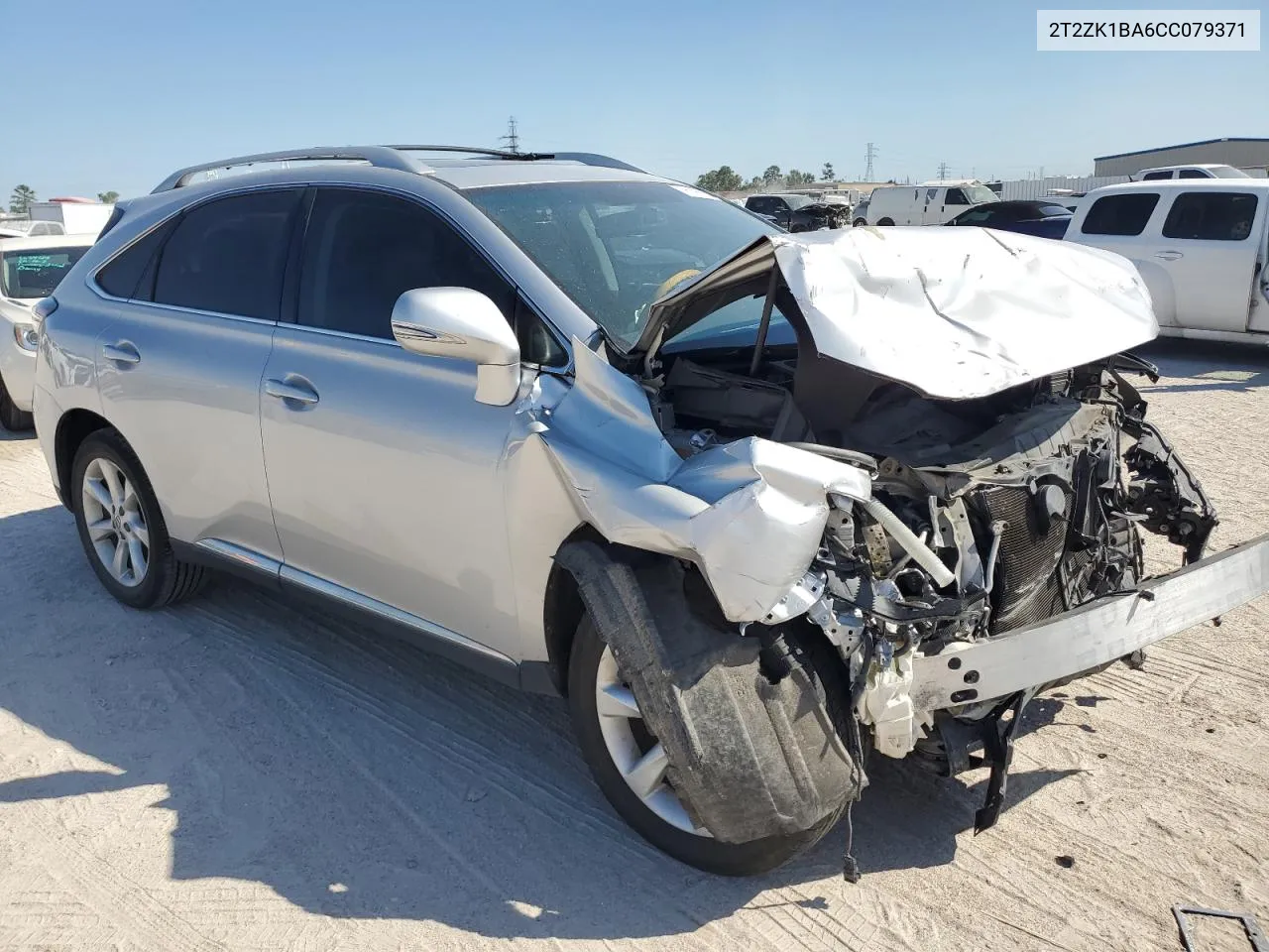 2012 Lexus Rx 350 VIN: 2T2ZK1BA6CC079371 Lot: 75706314