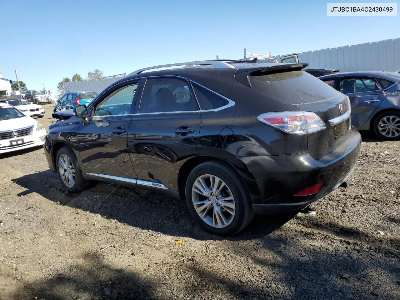 2012 Lexus Rx 450H VIN: JTJBC1BA4C2430499 Lot: 75710594