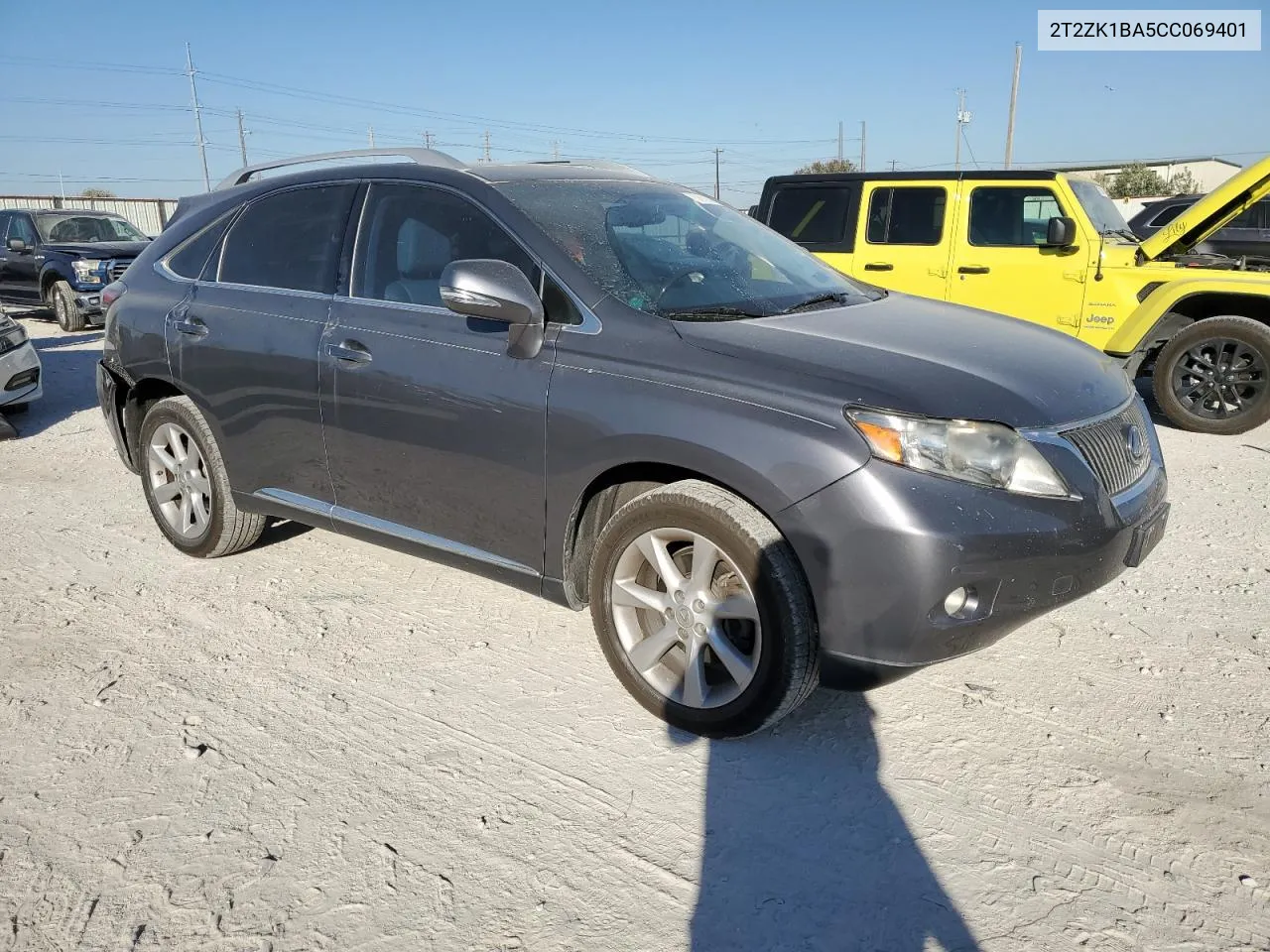 2012 Lexus Rx 350 VIN: 2T2ZK1BA5CC069401 Lot: 75855364