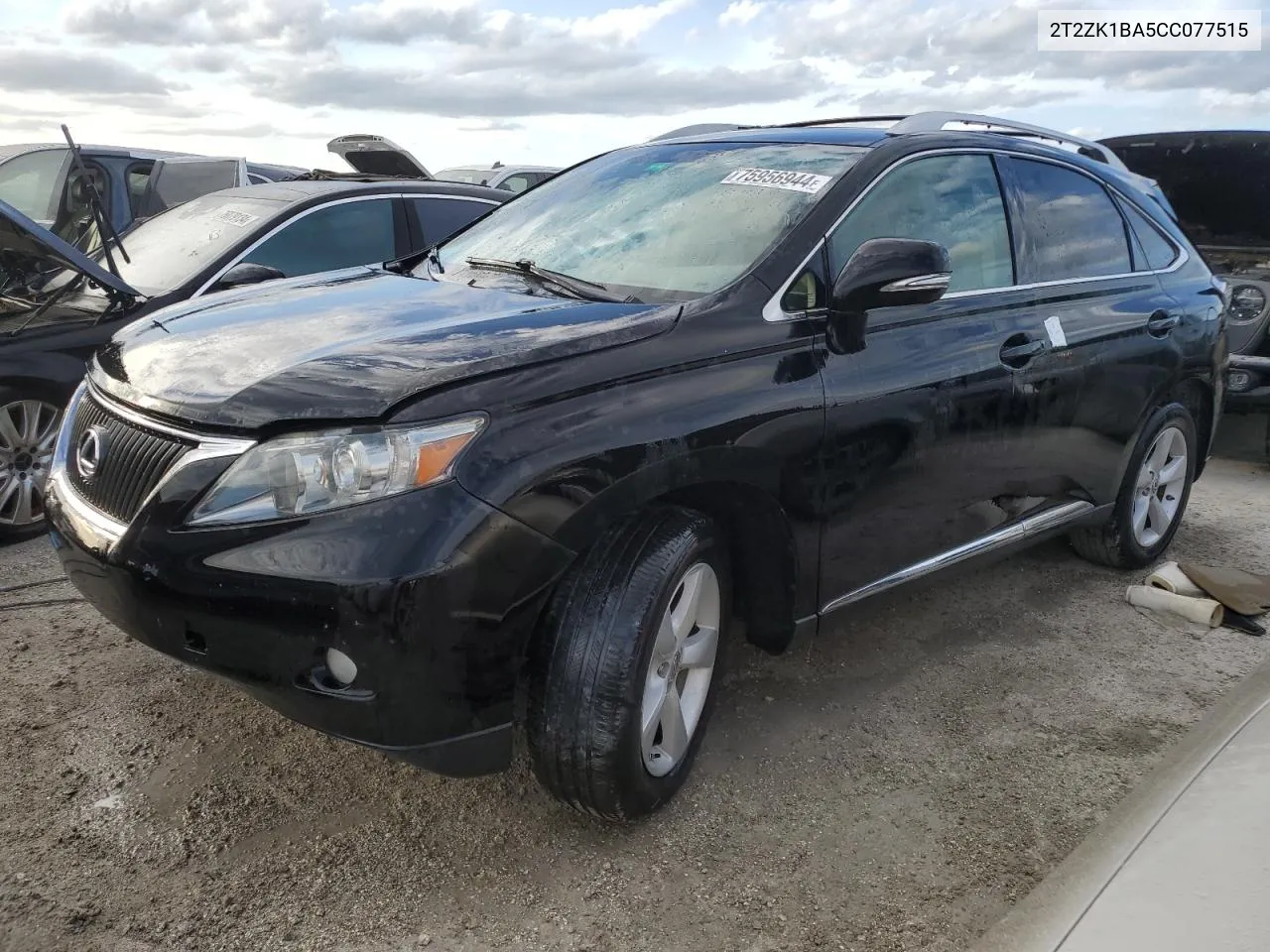 2012 Lexus Rx 350 VIN: 2T2ZK1BA5CC077515 Lot: 75956944