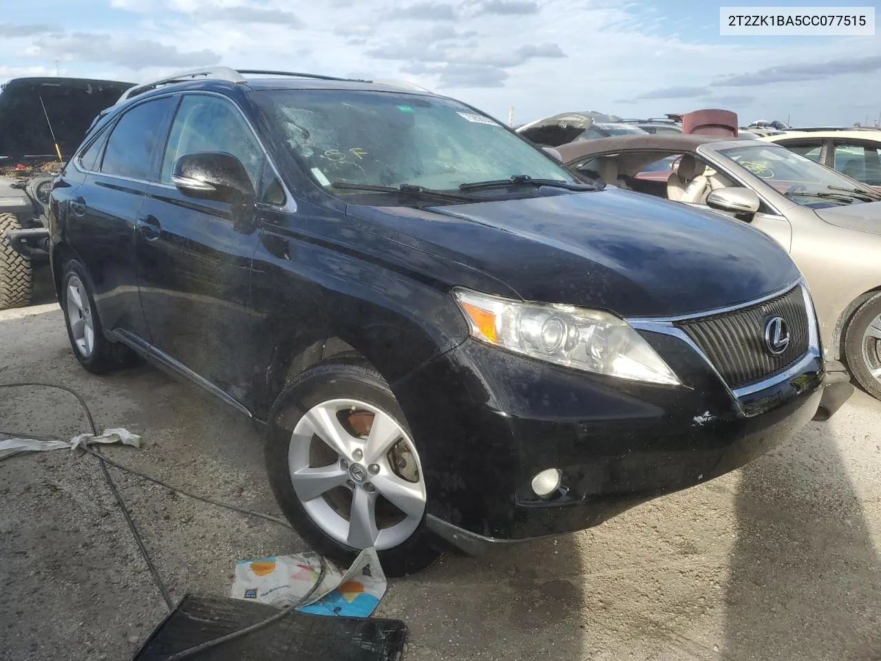 2012 Lexus Rx 350 VIN: 2T2ZK1BA5CC077515 Lot: 75956944