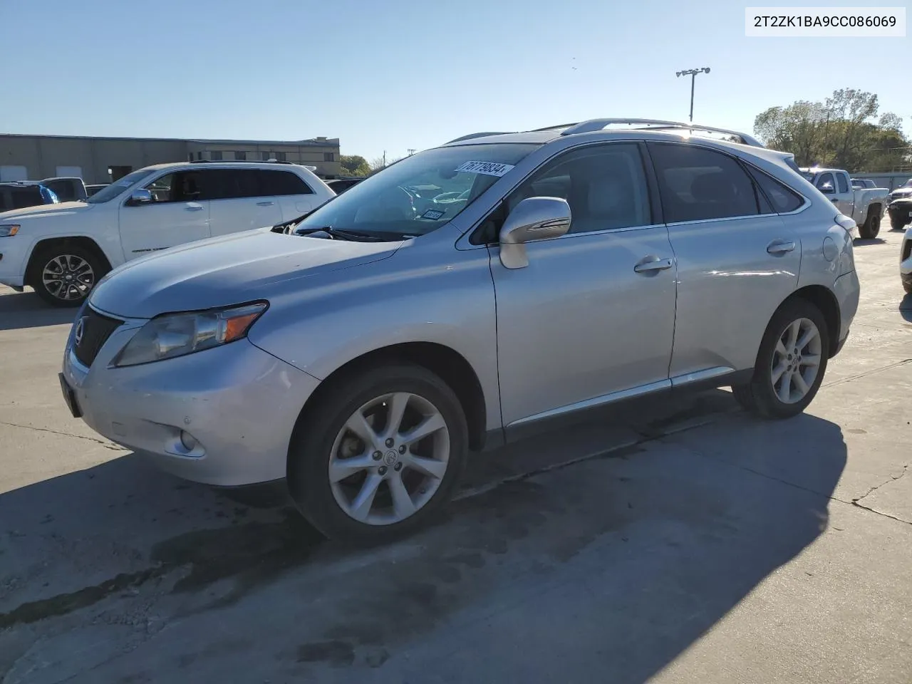 2012 Lexus Rx 350 VIN: 2T2ZK1BA9CC086069 Lot: 76779834