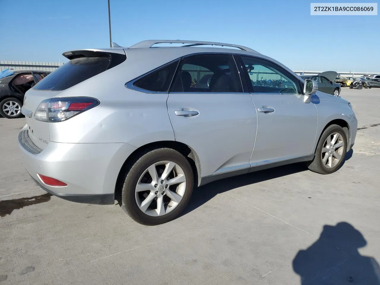 2012 Lexus Rx 350 VIN: 2T2ZK1BA9CC086069 Lot: 76779834