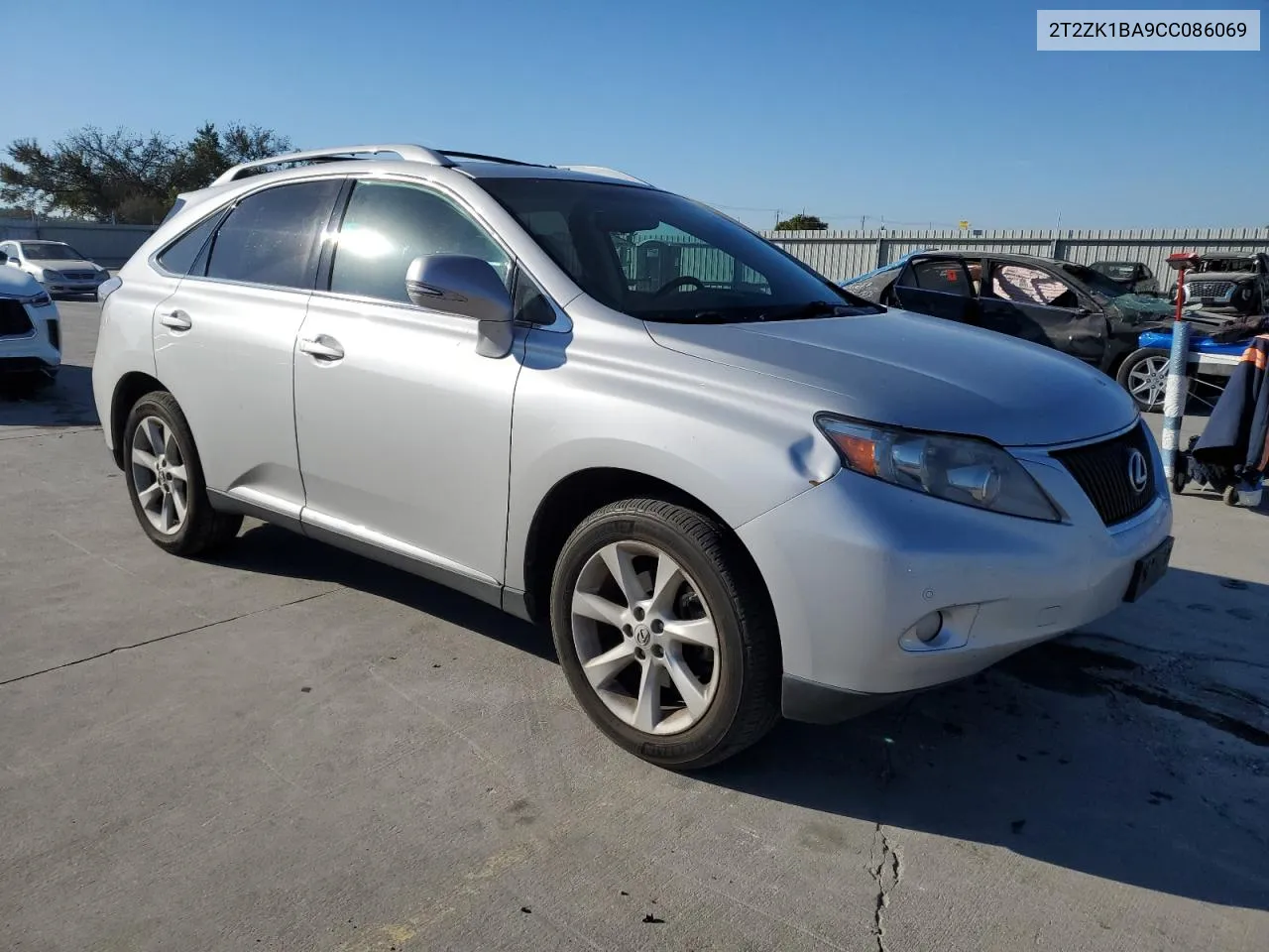 2012 Lexus Rx 350 VIN: 2T2ZK1BA9CC086069 Lot: 76779834