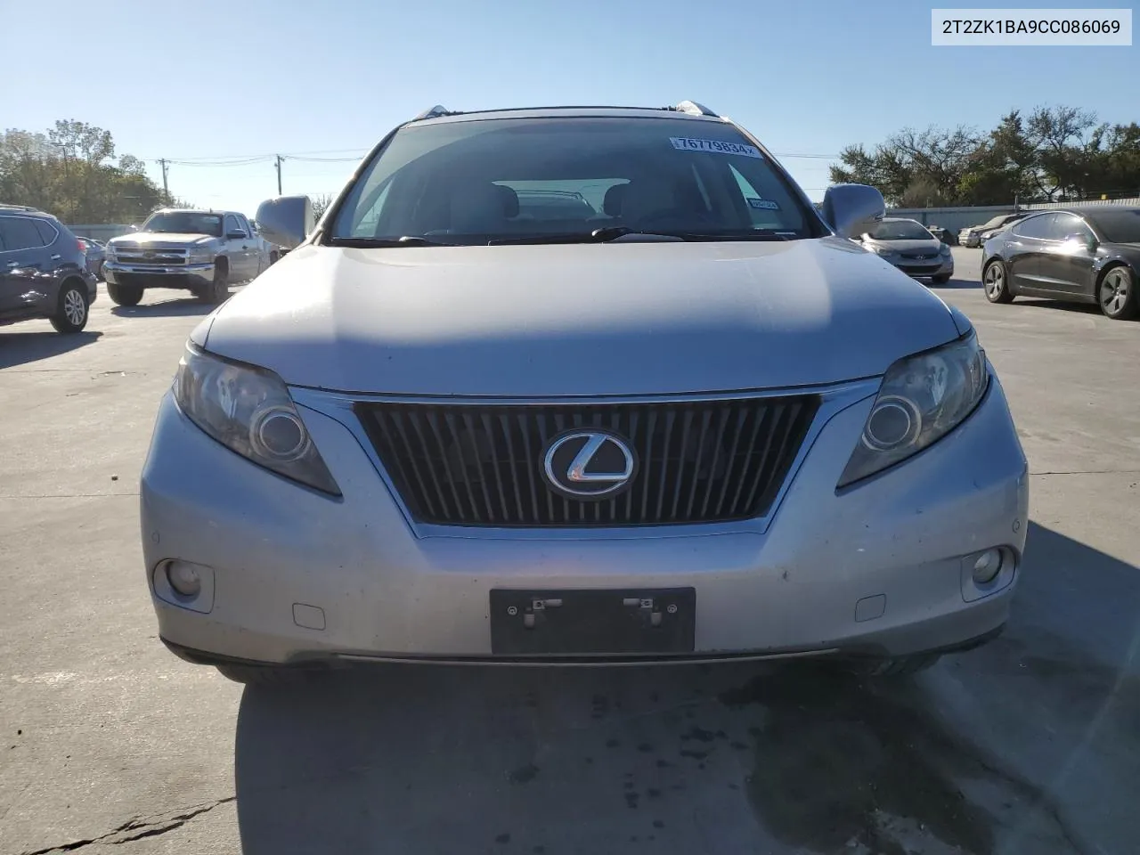 2012 Lexus Rx 350 VIN: 2T2ZK1BA9CC086069 Lot: 76779834