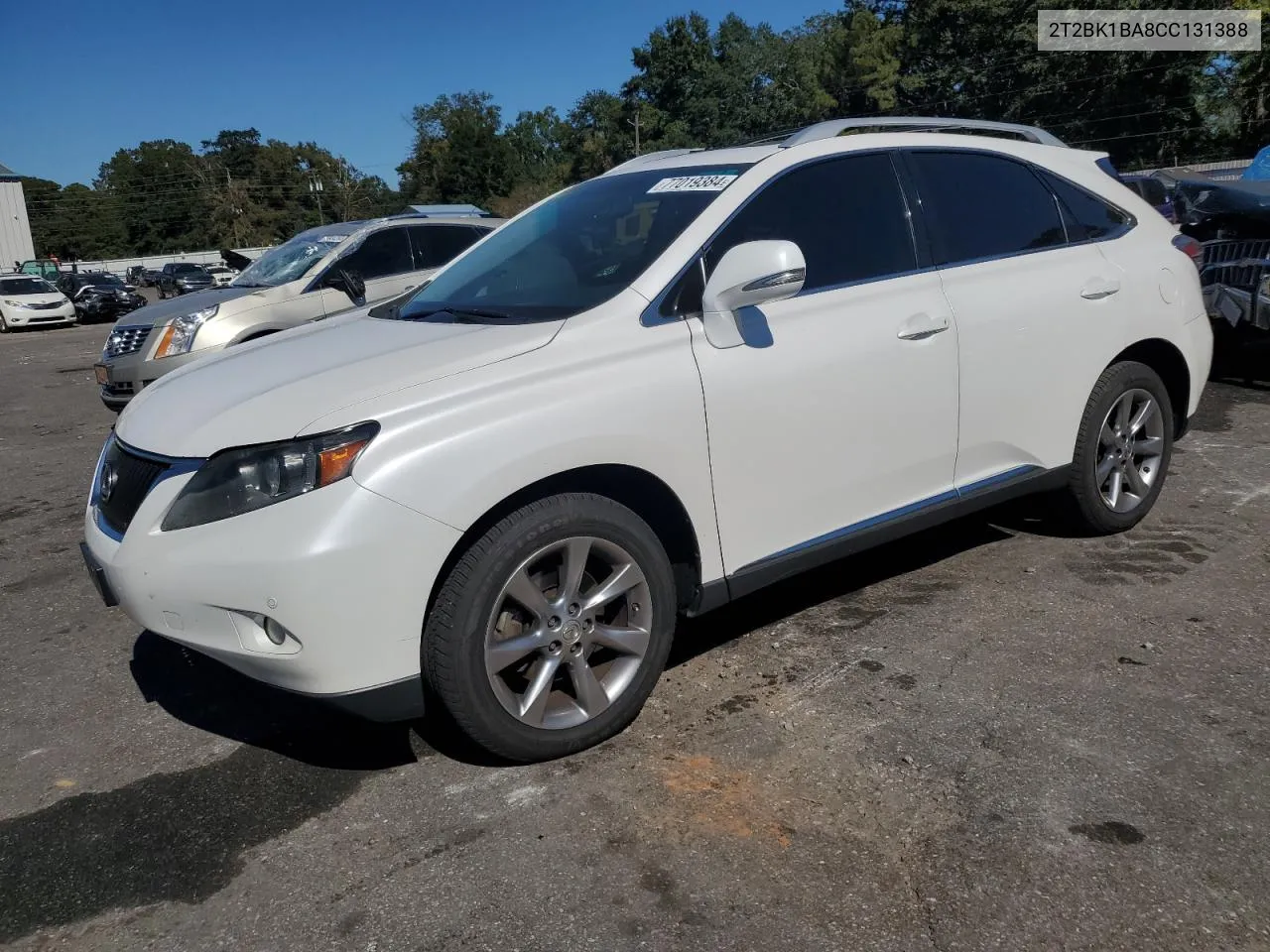 2012 Lexus Rx 350 VIN: 2T2BK1BA8CC131388 Lot: 77019384