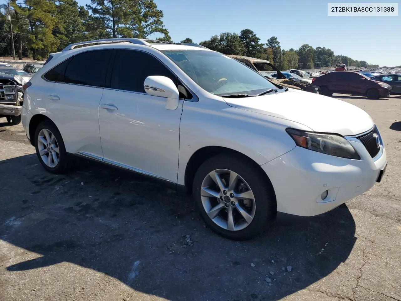 2012 Lexus Rx 350 VIN: 2T2BK1BA8CC131388 Lot: 77019384