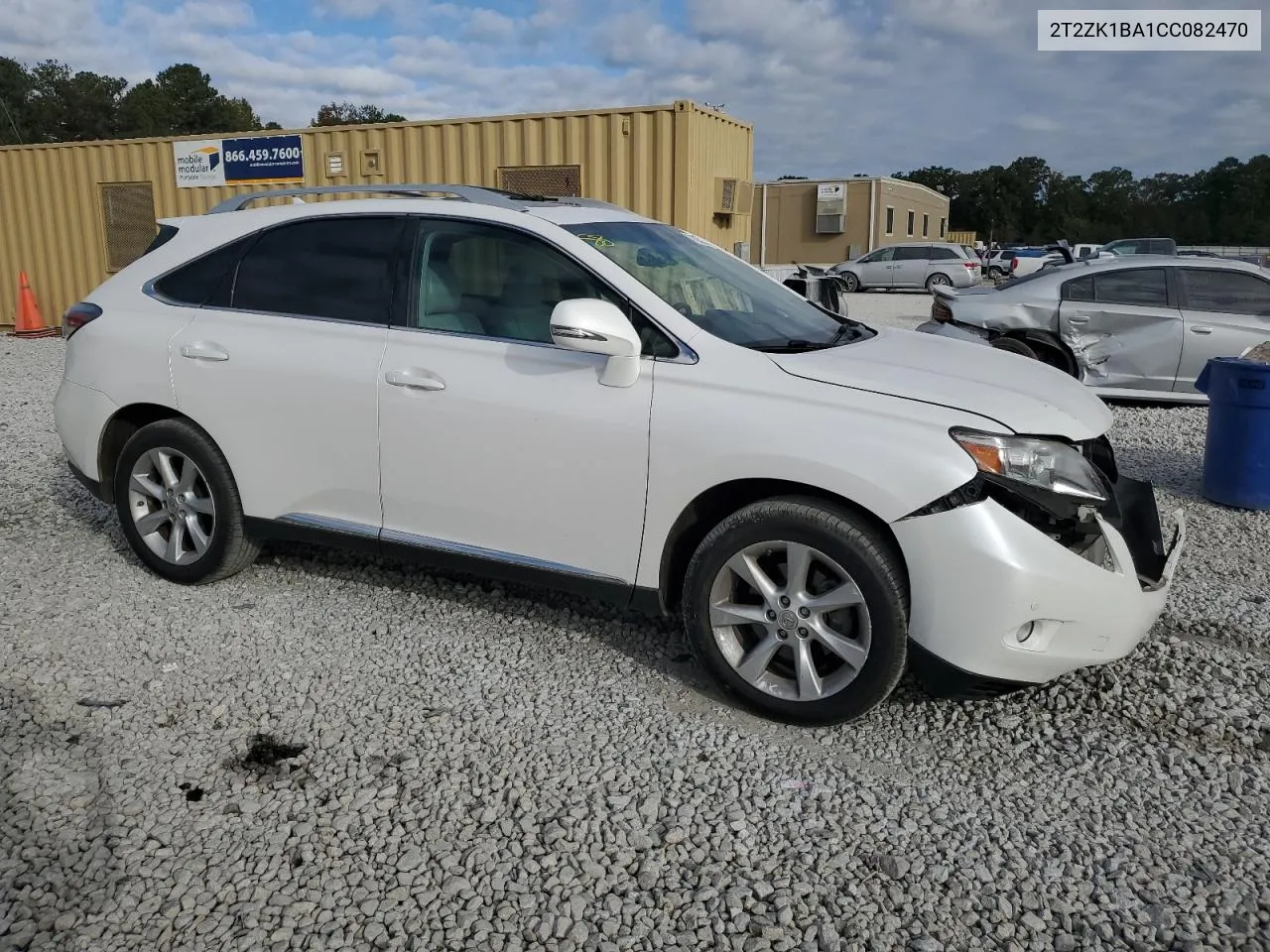 2012 Lexus Rx 350 VIN: 2T2ZK1BA1CC082470 Lot: 77080324