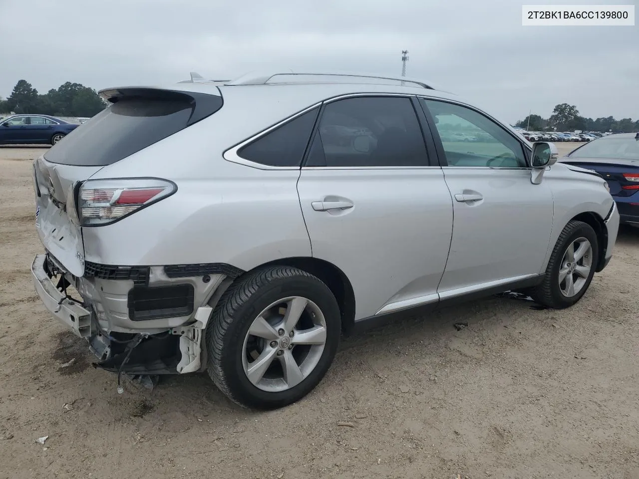 2012 Lexus Rx 350 VIN: 2T2BK1BA6CC139800 Lot: 78059124