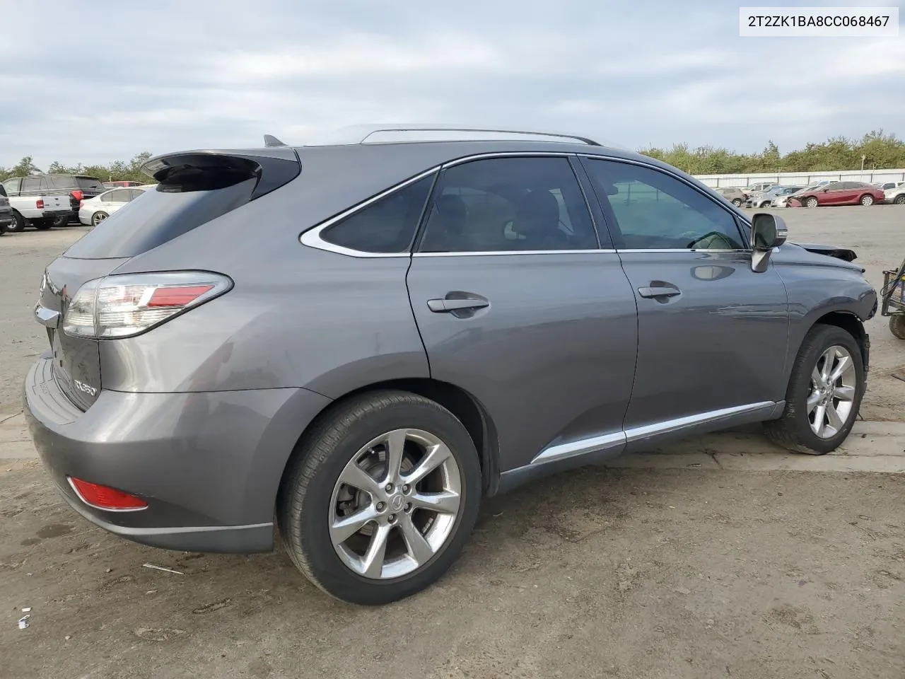 2012 Lexus Rx 350 VIN: 2T2ZK1BA8CC068467 Lot: 78749774